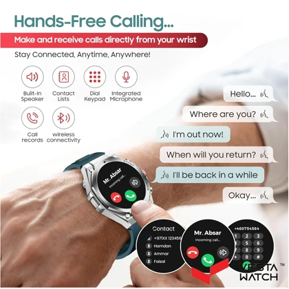 ساعت مچی هوشمند سوئیس میلیتاری SWISS MILITARY مدل SM-WCH-DOM6-SILF-GRNSS