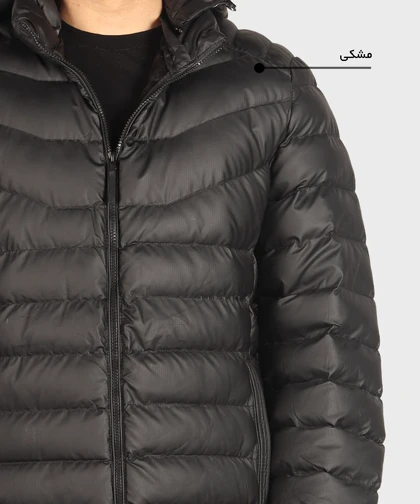 کاپشن مردانه ساده پف دار 6018