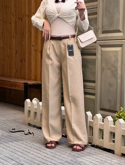 شلوار بگ پارچه ای شانتون