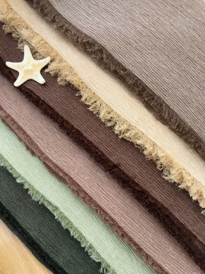 1515- شال ملانژ پلیسه