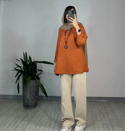 تونیک مانتویی نارگیل 1