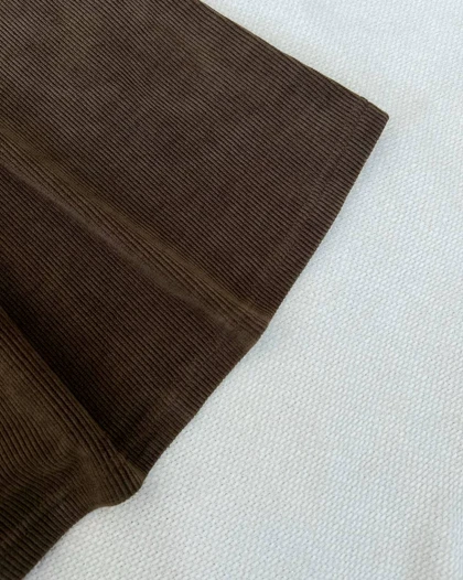 پیراهن مخمل آستین گیپور قهوه ای کد 5176