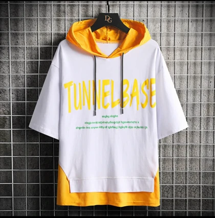 تیشرت کلاهدار لش پنبه