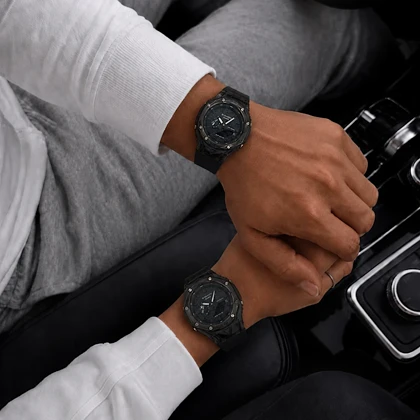 ساعت جی شاک مشکی پمپی 2100 G-SHOCK کد 1125