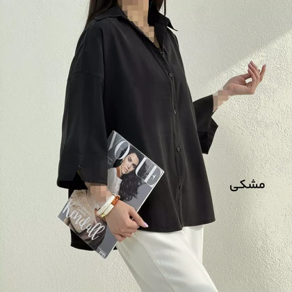 شومیز زنانه سیلک پشت پیله