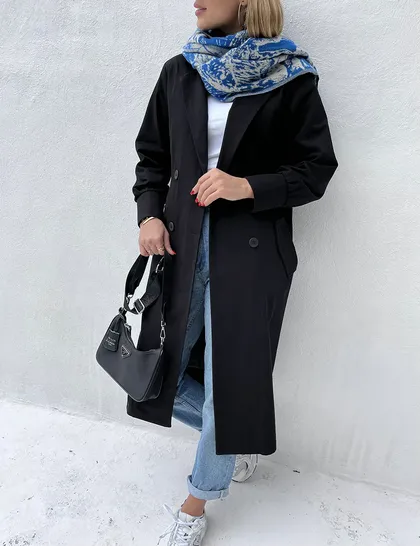 کت کتان زنانه کد CB001