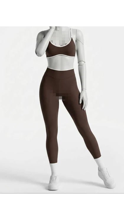 ست نیم‌تنه و لگ سیملس زنانه 65999