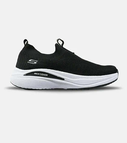 کفش کتانی طبی ورزشی مشکی سفید SKECHERS Max Cushlon مدل 7856