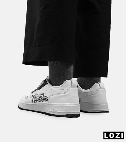 کفش کتانی مردانه سفید NIKE AirForce Draw