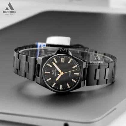 ساعت زنانه کیو اند کیو مشکی Q&Q S22A-008PY