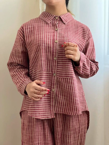 ست دو تیکه شومیز و شلوار کد 2018