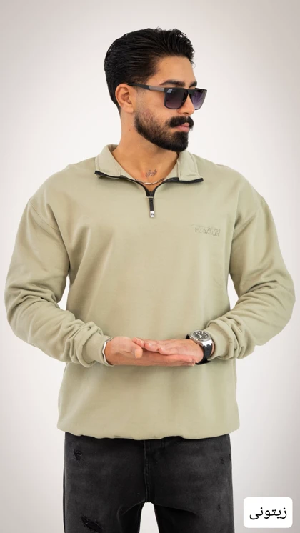دورس مردانه نیم زیپ رایان_کد4567