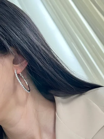 گوشواره تنیسی حلقه‌ای