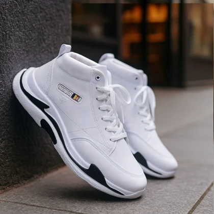 کفش ساق‌دار مردانه EMTO-سفید ویژه