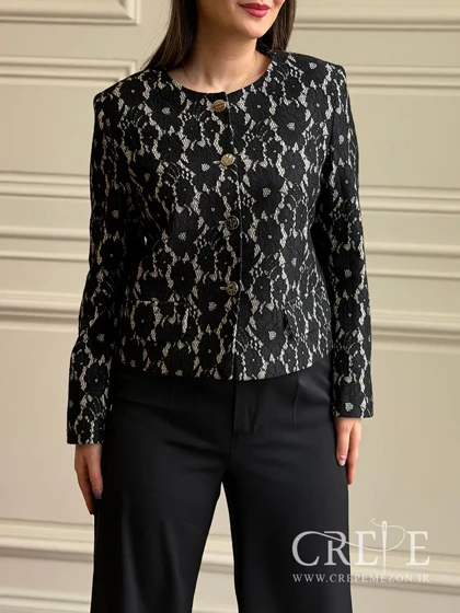 کت گیپور یقه گرد