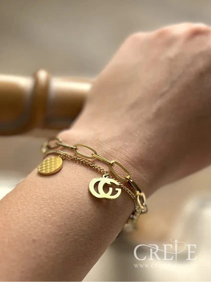 دستبند استیل دولاین گوچی