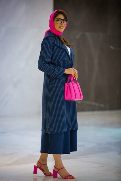 مانتو دیپلمات ژیله دار بلند