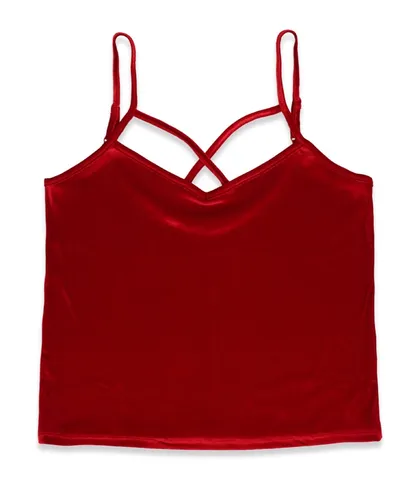 ست تاپ و شورتک مخمل Neev نیو کد 4605 قرمز Red