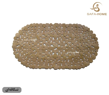 زیر دوشی حمام سیلیکونی طرح سنگ ضدلغزش سایز 4575