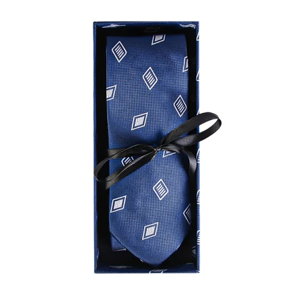 ست کراوات و پوشت لاکچری طرح لوزی