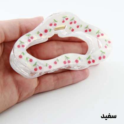 کلیپس دخترانه مدل موجی طرح گیلاس