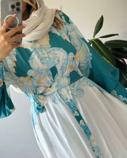 پیراهن طرحدار مزونی پریچهر