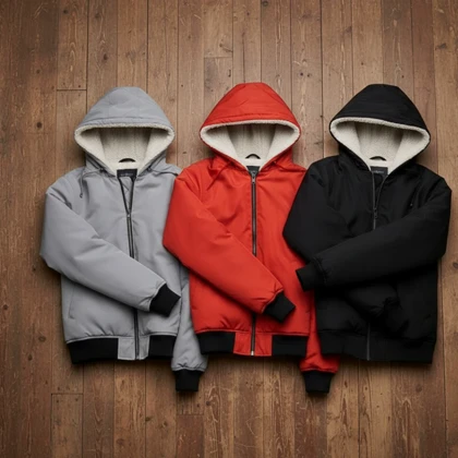 کاپشن ضدآب داخل خزتدی-مشکی ویژه