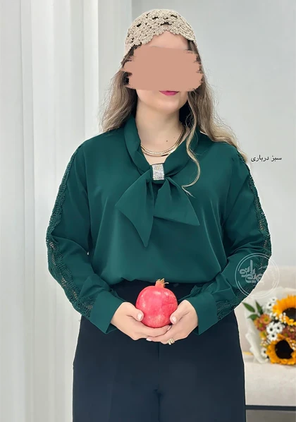 شومیز مجلسی پاپیونی