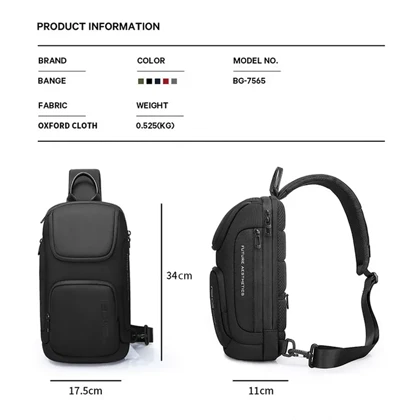 کیف کراس بادی اورجینال بنج مدل BANGE - BG7565 BangePro