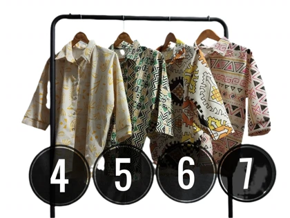 شومیز طرح دار زنانه کد 4030154