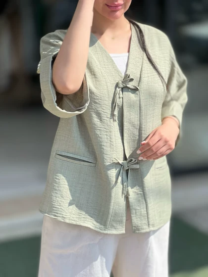 شومیز جلوگرهی کد 845