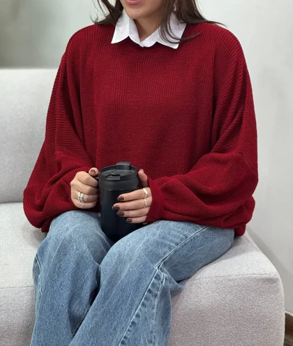 پلیور بافت ماهلی 4