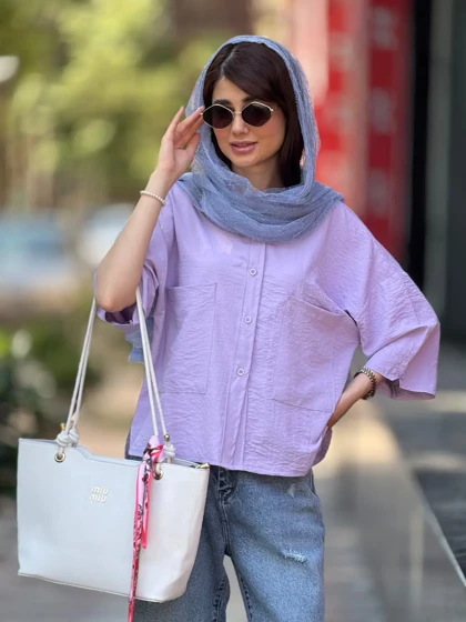 شومیز باکسی نارسیس