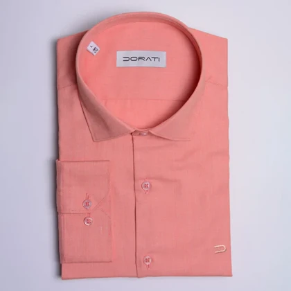 پیراهن مردانه فلورا گلبهی آستین دار