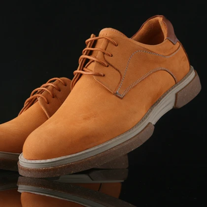 کفش روزمره مردانه چرم یلسان مدل هوراد کد 517-HRSG