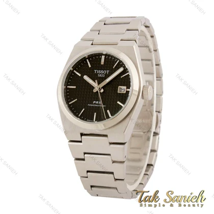 ساعت مچی زنانه تیسوت PRX استیل صفحه مشکی Tissot-5476-L
