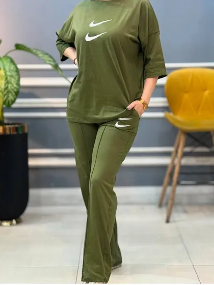 ست لانگ و شلوار بگ نایک