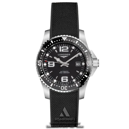 ساعت لونژین صفحه مشکی Longines HydroConquest L3DSK