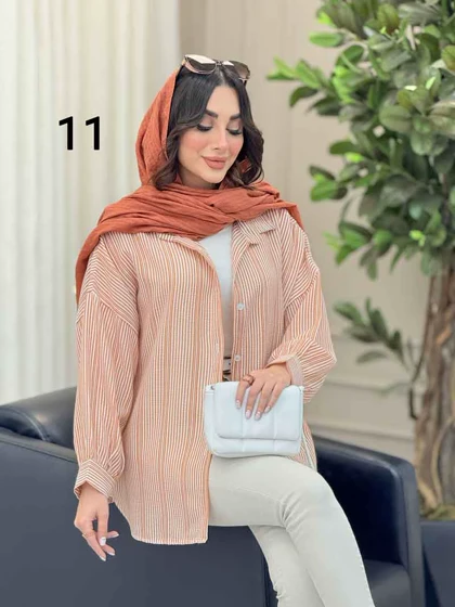 شومیز طرح دار دایانا