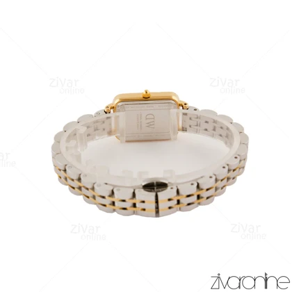 ساعت دنیل ولینگتون زنانه مستطیلی دورنگ طلایی صفحه سبز 105446