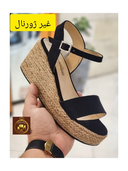 صندل کنفی لژدار زنانه دور مچی