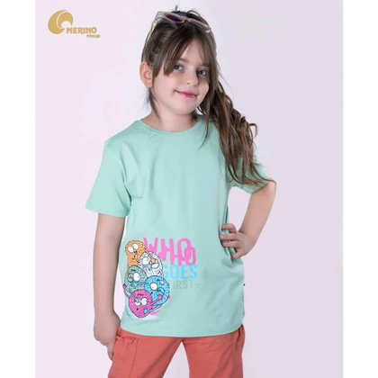 تیشرت تک دخترانه کد 1189
