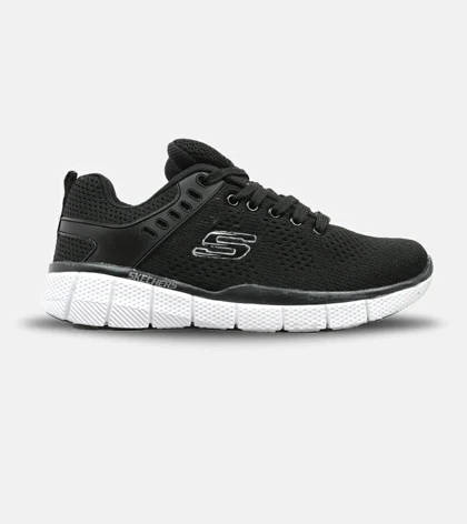 کفش کتانی طبی ورزشی مشکی SKECHERS SKECH-KNIT