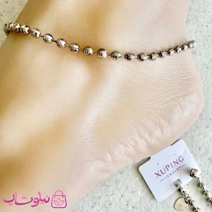 پابند زنانه ژوپینگ مدل آلبرنادو نقره ای رنگ کد 3991