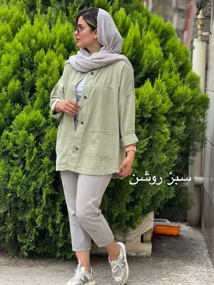 مانتو کتان هپی ( دارای ایراد جزئی )