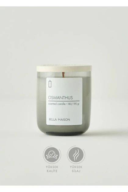 شمع موم سویا Bella Maison مدل Osmanthus - ذغالی