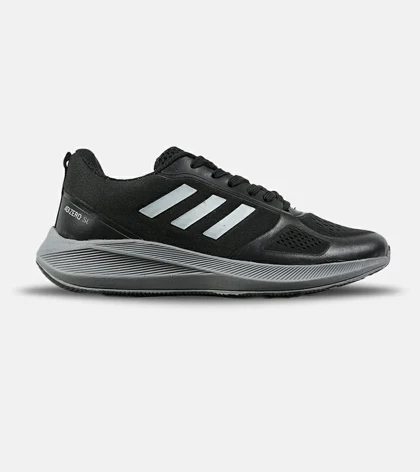 کفش کتانی مردانه و زنانه مشکی طوسی ADIDAS adizero SL مدل 7751