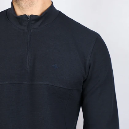 بلوز نیم زیپ جیب‌دار SCISSORS مدل 15101052