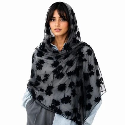 شال زنانه گل‌دار