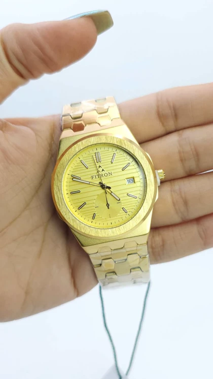 ساعت مچی مردانه فیترون Fitron 6040M با موتور کوارتز ژاپن و تاریخ دار